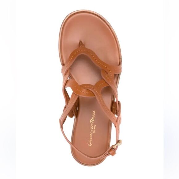 Gianvito Rossi Amalfi Leather Sandals Size 11 - Picture 13 of 13